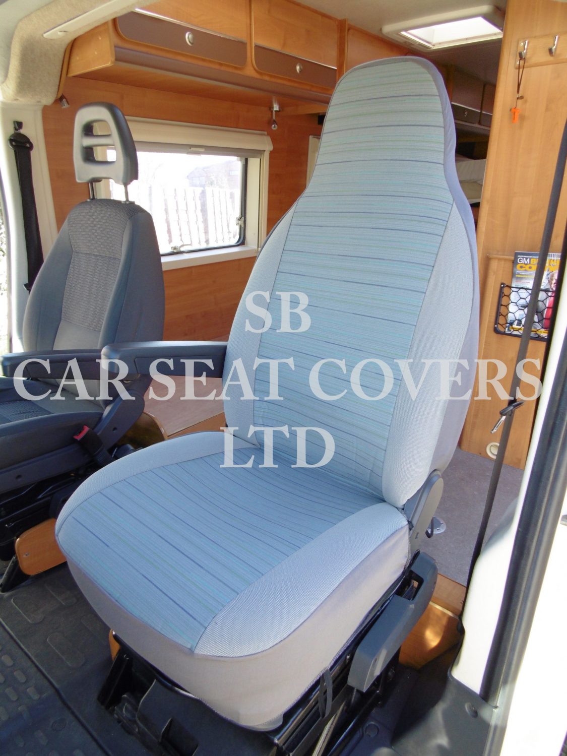 Fiat Ducato Motor Home Seat Cover – Reggie Blue MH-031