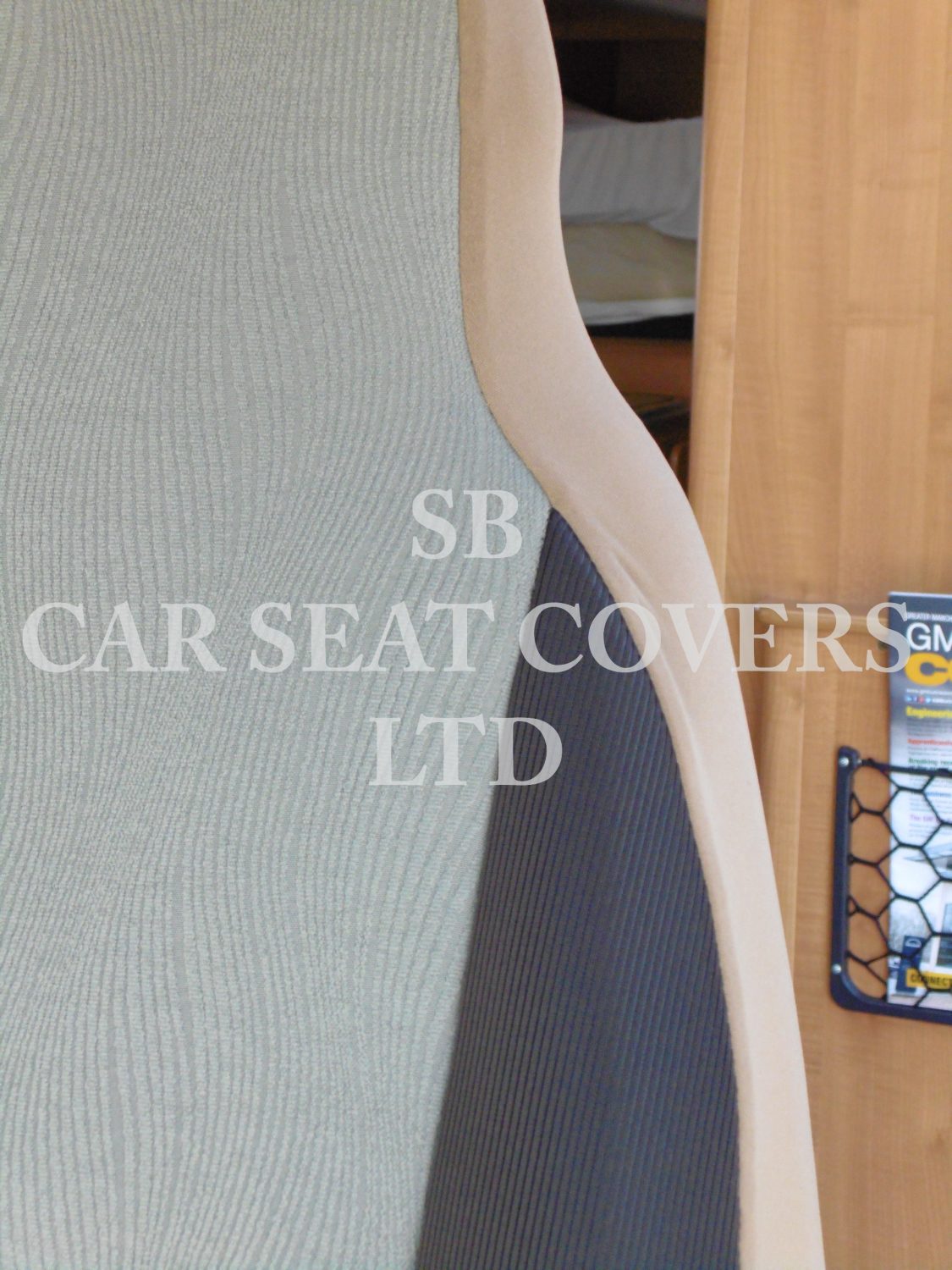 Fiat Ducato Motor Home Seat Cover – Waverly Beige MH-039 - Image 3