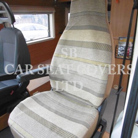 Fiat Ducato Motor Home Seat Cover –Balmoral Stripe MH-058