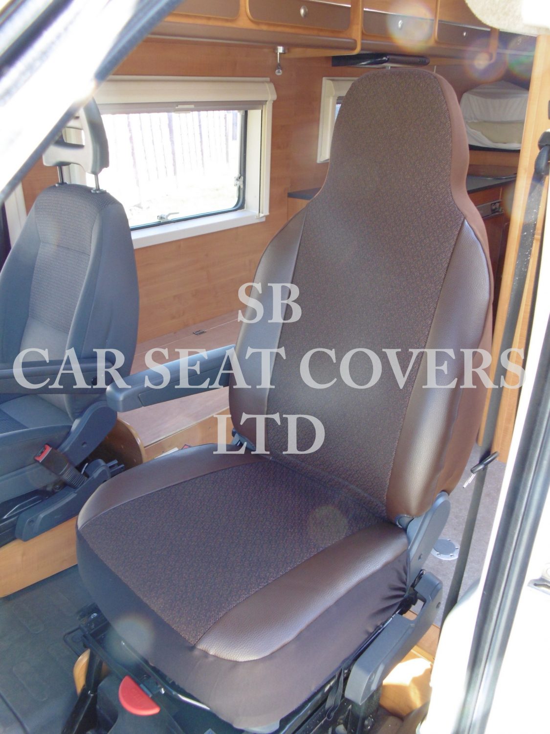 Hymer Motor Home Seat Cover – Chocolate Brown - MH-043