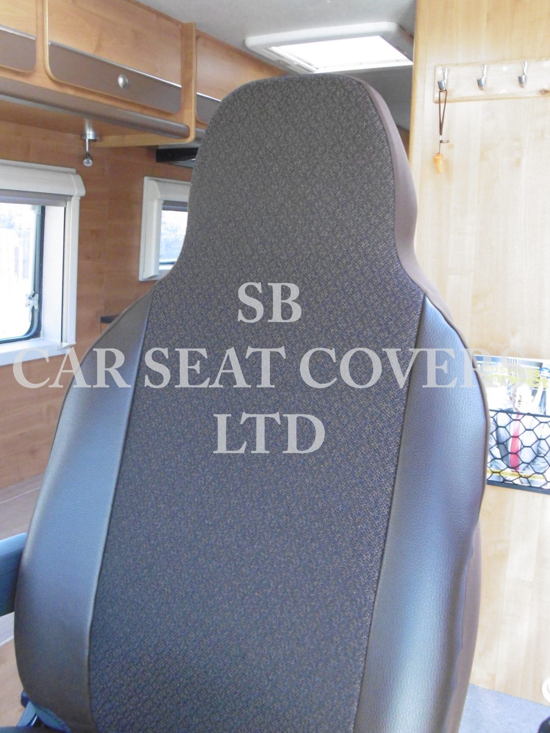 Hymer Motor Home Seat Cover – Chocolate Brown - MH-043 - Image 3