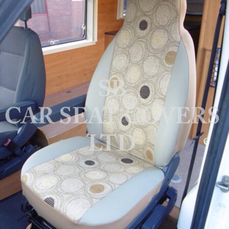 Fiat Ducato Motor Home Seat Cover – Circles MH-048