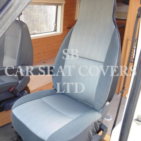 Fiat Ducato Motor Home Seat Cover – Kismet Grey Fleck MH-064