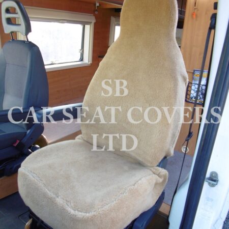 Fiat Ducato Motor Home Seat Cover - Kashmir Faux Sheep Skin MH-067