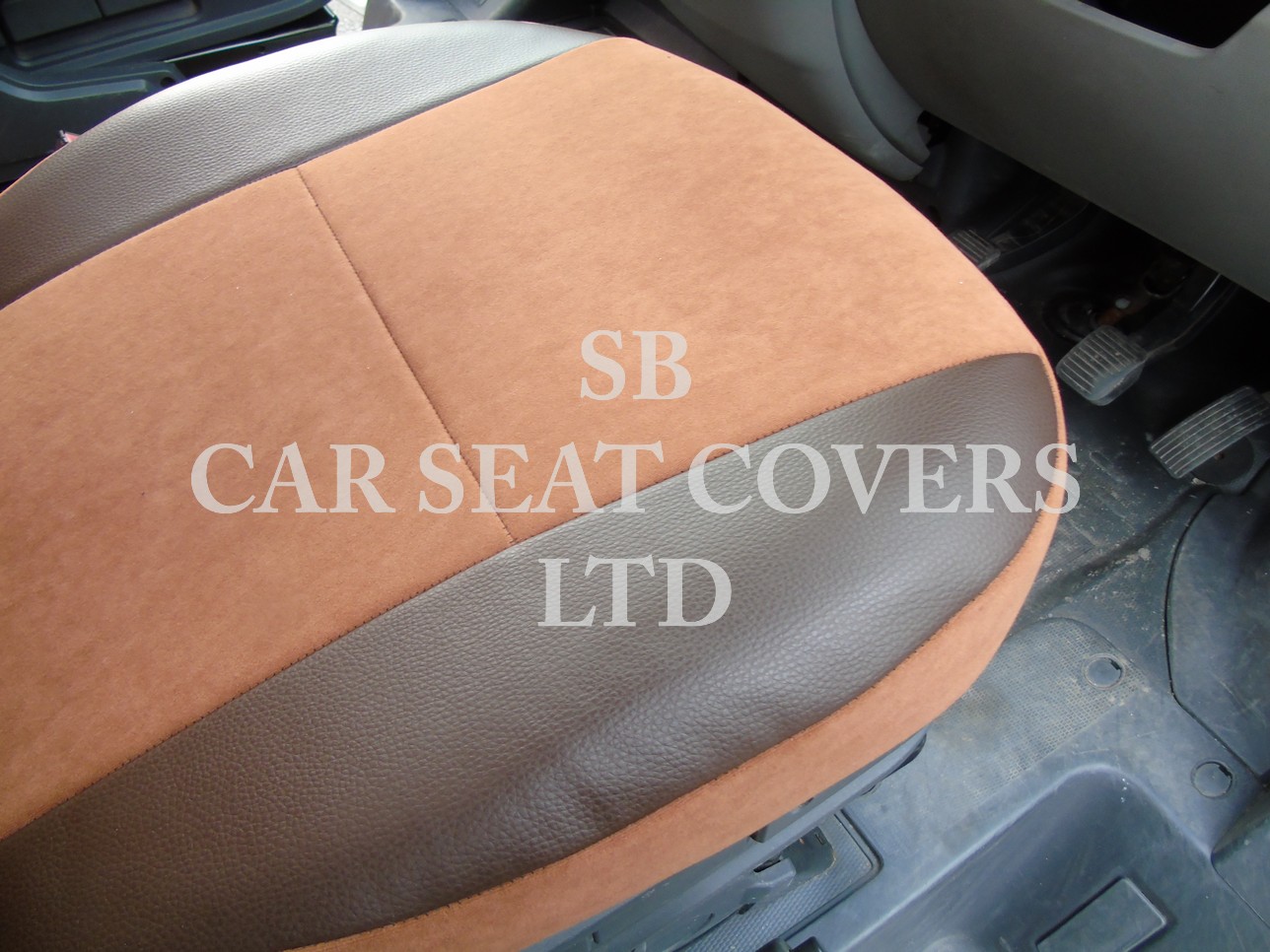 Fiat Ducato Tan Suede motor home 2 Fronts Only Full Retrim MH-901 - Image 3