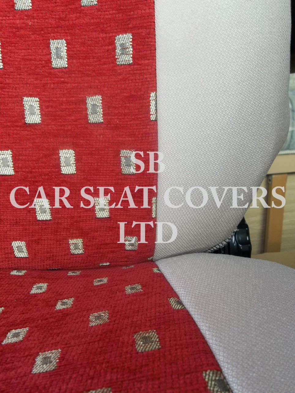 Renault Motor Home Seat Cover – Ellie Red MH-071 - Image 2