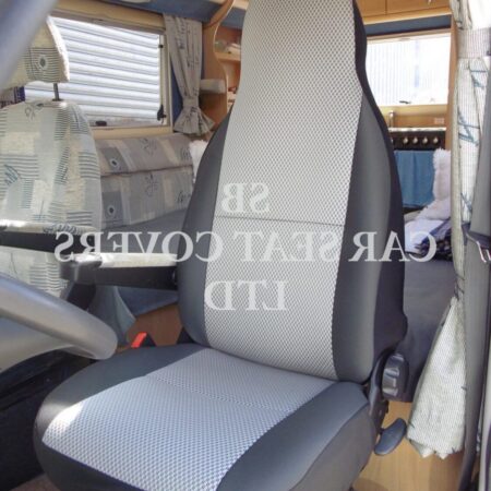 Fiat Ducato Motor Home Seat Cover – Aluminium Grey MH-083