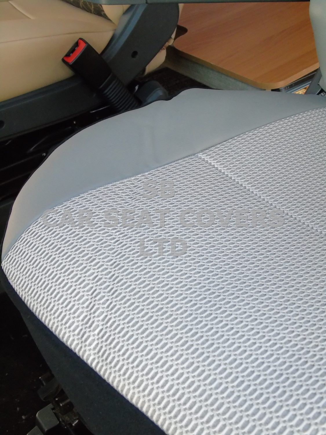 Citroen Motorhome, Seat Covers, Sports Mesh Light Grey MH-168 - Image 2