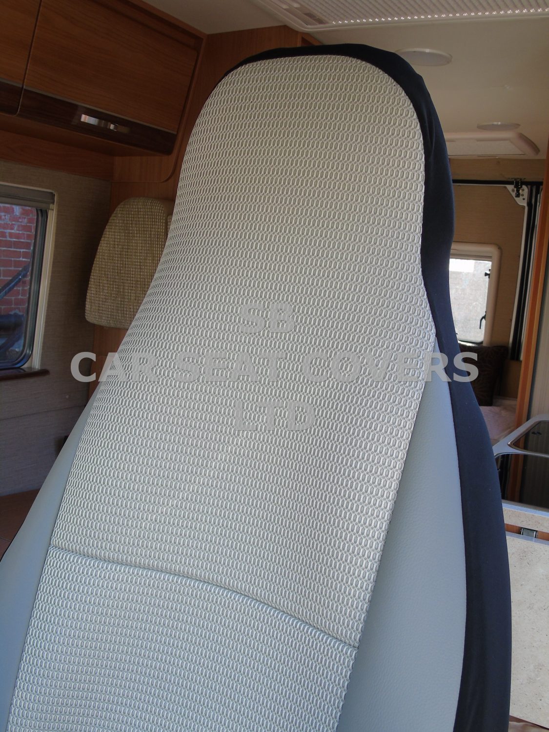 Citroen Motorhome, Seat Covers, Sports Mesh Light Grey MH-168 - Image 3