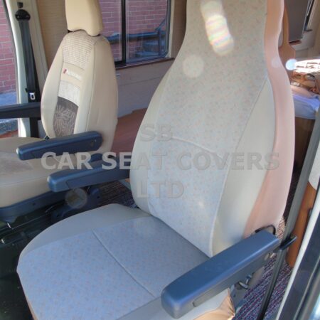 Fiat Ducato Motorhome, Seat Covers, Honda Beige Velour MH-173