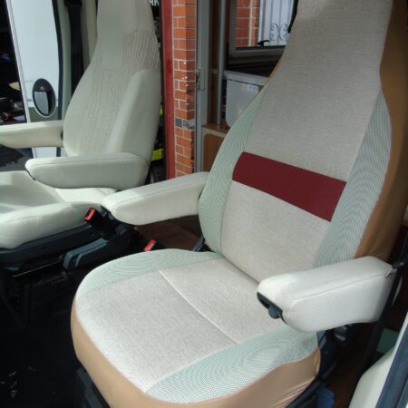 Ford Motorhome Tall Pilot Seat Covers, Milena MH-1005
