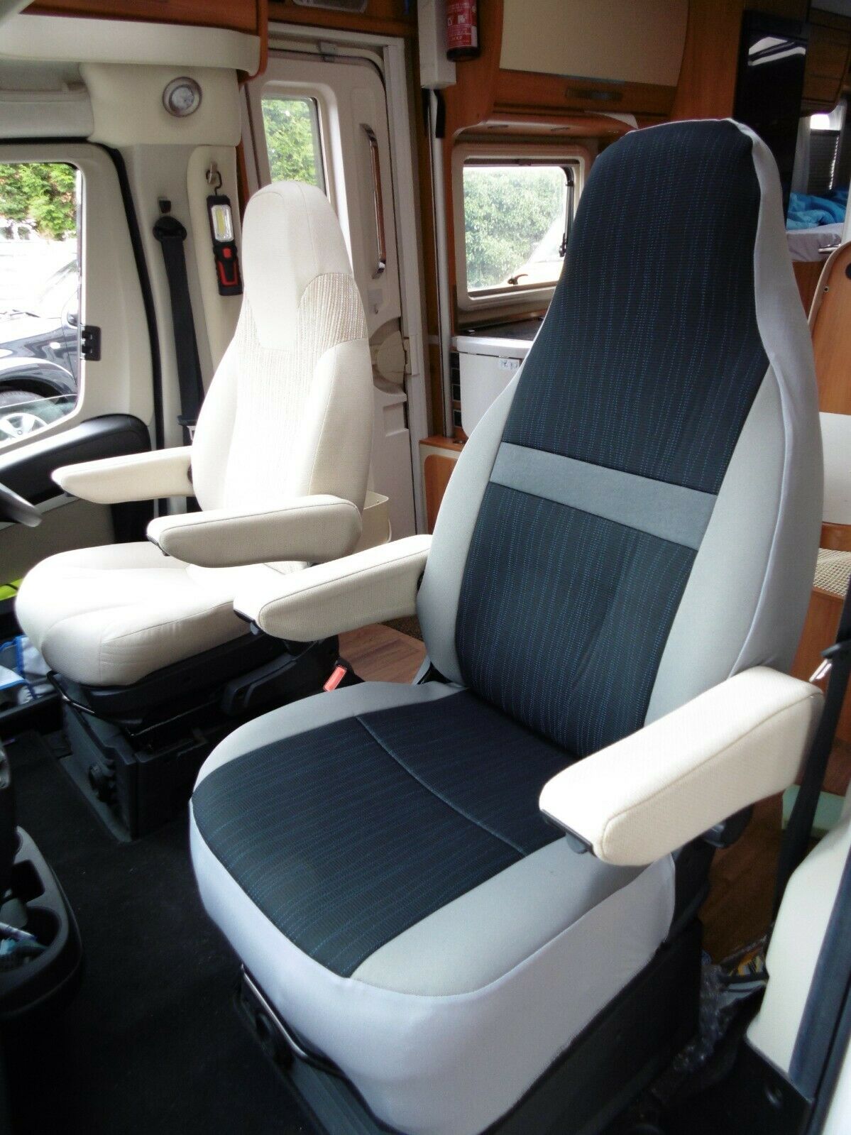 Ford Motorhome Tall Pilot Seat Covers India MH-1009
