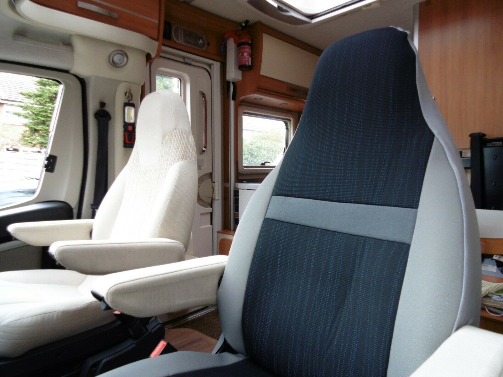 Ford Motorhome Tall Pilot Seat Covers India MH-1009 - Image 5