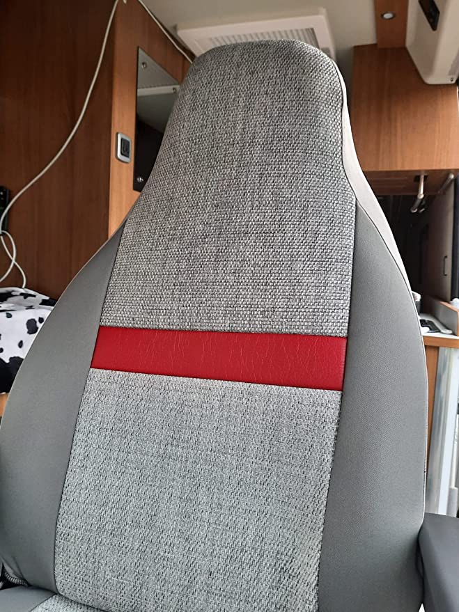thumbnail image 2 of Black Nylon Waterproof Seat Covers For Fiat Ducato – Full Set (Brand New) 2 of 6