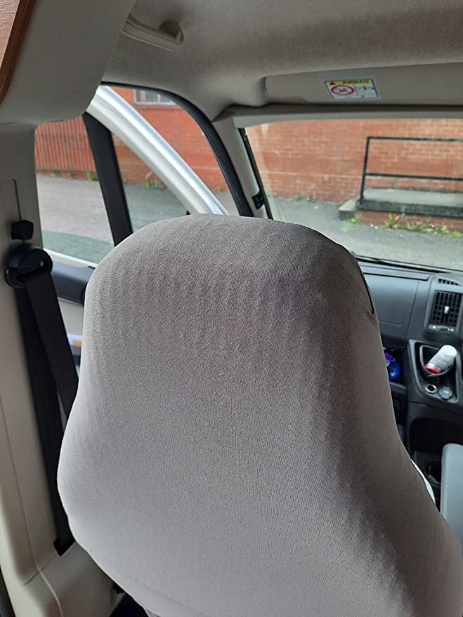 Ford Motorhome 2 Front Seat Covers, Grace in Grey MH-1015 - Image 3