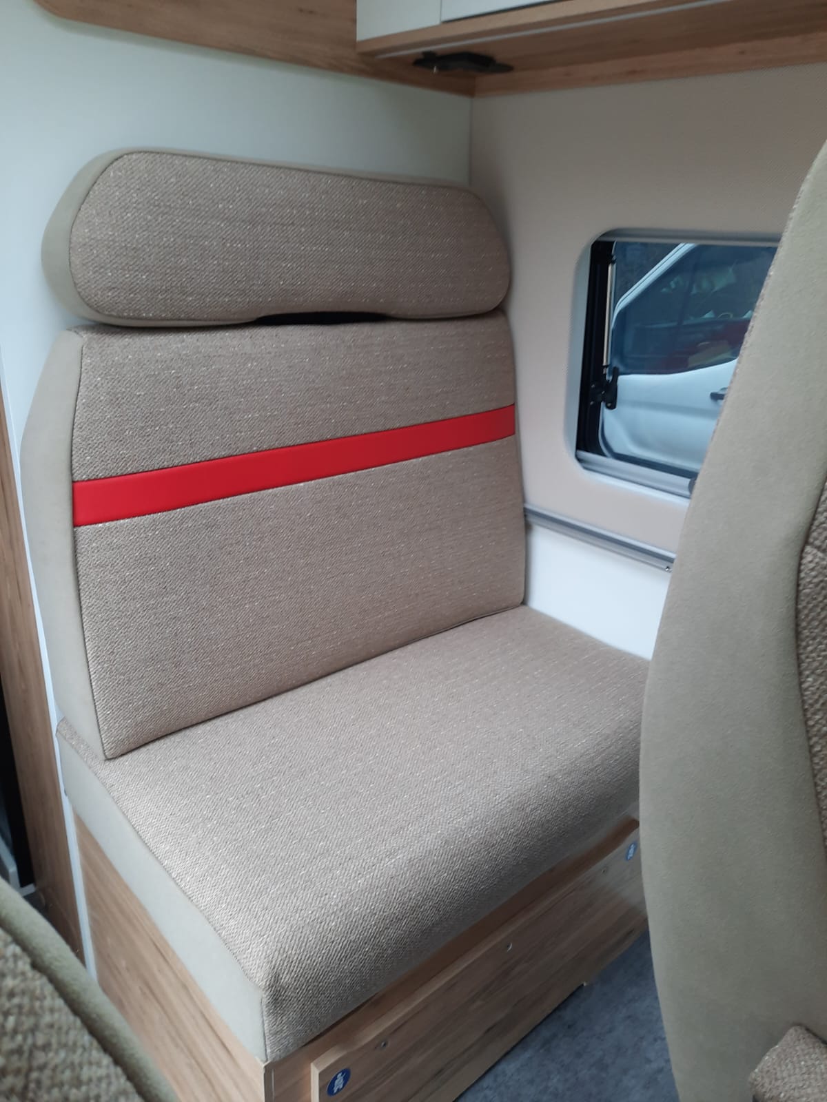 Toyota Motorhome, full re trim, Cushion Covers and Front Seat Covers
