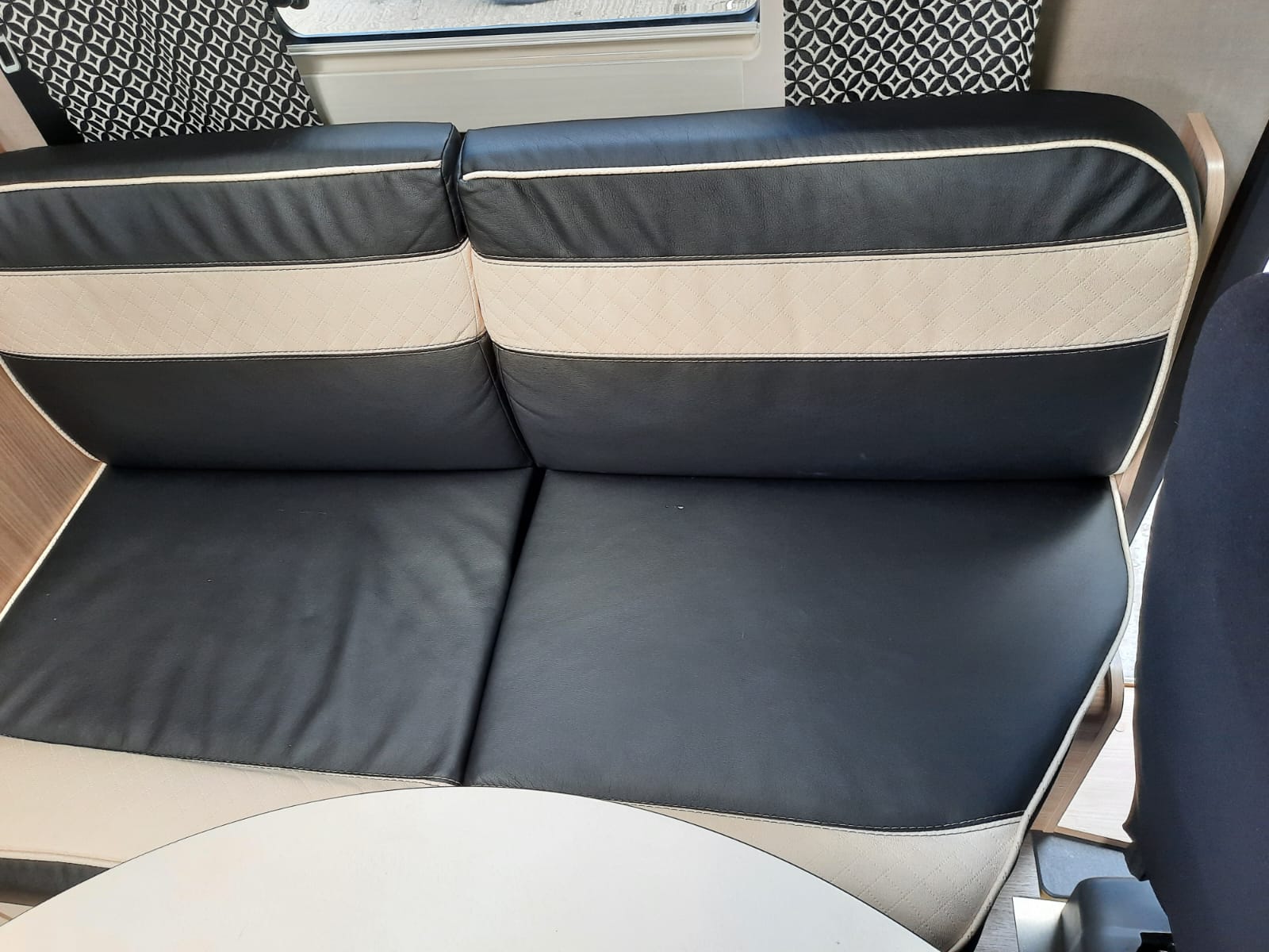 Renault Trafic Motorhome, full re trim, front seat + cushion covers - Image 8