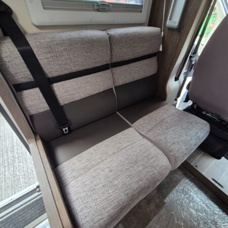 Toyota Motorhome, Customized rear cushions + front seat covers,  Made in any colour / fabric to your request