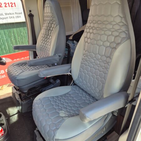TOYOTA NEW GERMAN BENTLEY DIAMOND PVC GREY LEATHER FABRIC