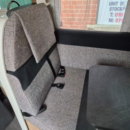 Toyota Motorhome, Fully re trimmed front seat covers + Rear dining cushions